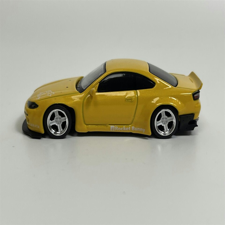 image 1 of Nissan Silvia Rocket Bunny RHD Bronze Yellow RHD 1:64 Scale Mini GT MGT00643R