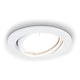image 1 of ValueLights 10 Pack Fire Rated Tiltable White GU10 Downlights | White