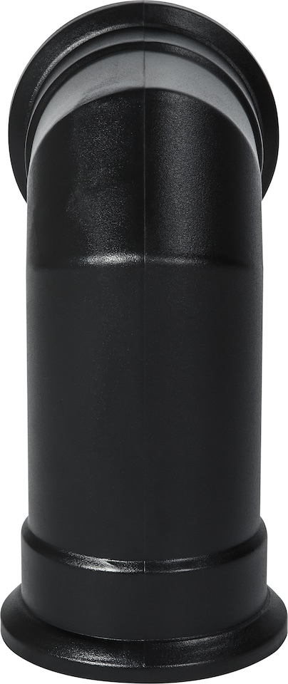 image 1 of Adam Angled Decorative Stove Pipe in Black