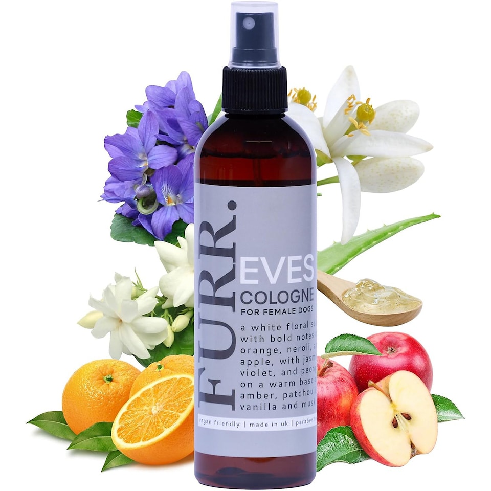 image 1 of FURR EVEs Fragrance for Female Dogs 250ml - Long-Lasting White Floral Dog Perfume with Aloe Vera, Vitamin E & Hyaluronic Acid
