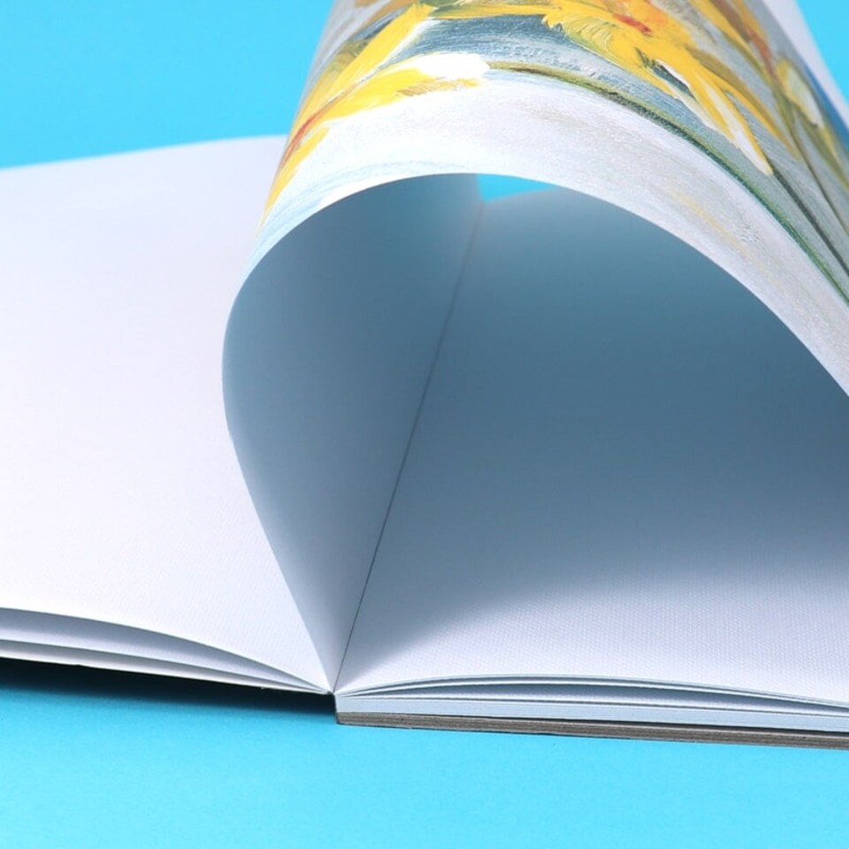 image 1 of A4 15 Sheets Top Glued Open Oil Painting Pad