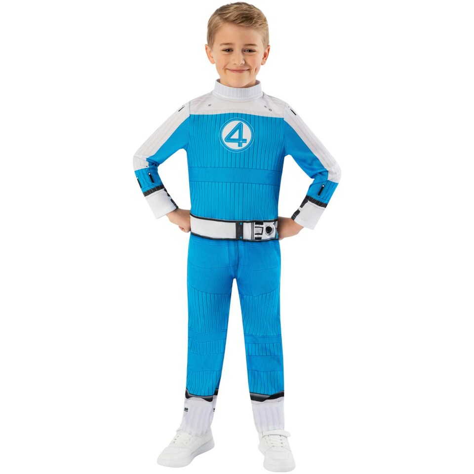 Fantastic Four Childrens/Kids Costume - Blue/White - 5-6 Years