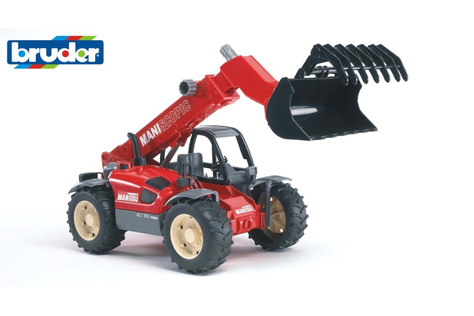 image 1 of Bruder Manitou Telescopic loader MLT 633 Construction Loader Model