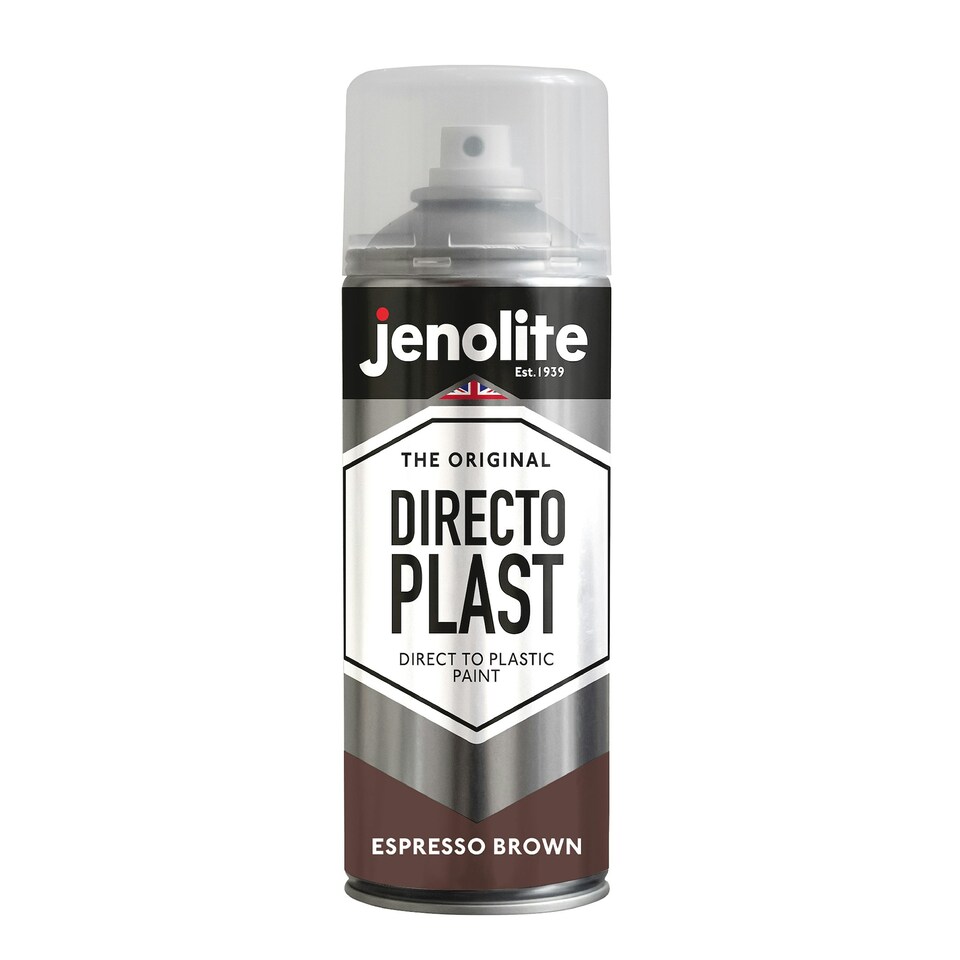 image 1 of Jenolite Directoplast Multi-Surface Paint - Espresso Brown Gloss - 400ml Spray Can