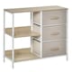image 1 of HOMCOM Chest Dresser Tower with 3 Drawers Storage Cabinet Organizer, Beige