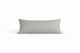 image 1 of Bolster Support Pillow Pillowcase Plain Dyed Pillow Linen Easy Care | Silver