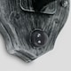 image 2 of ValueLights Mayfair Silver And Black Outdoor Wall Lantern With PIR Motion Sensor