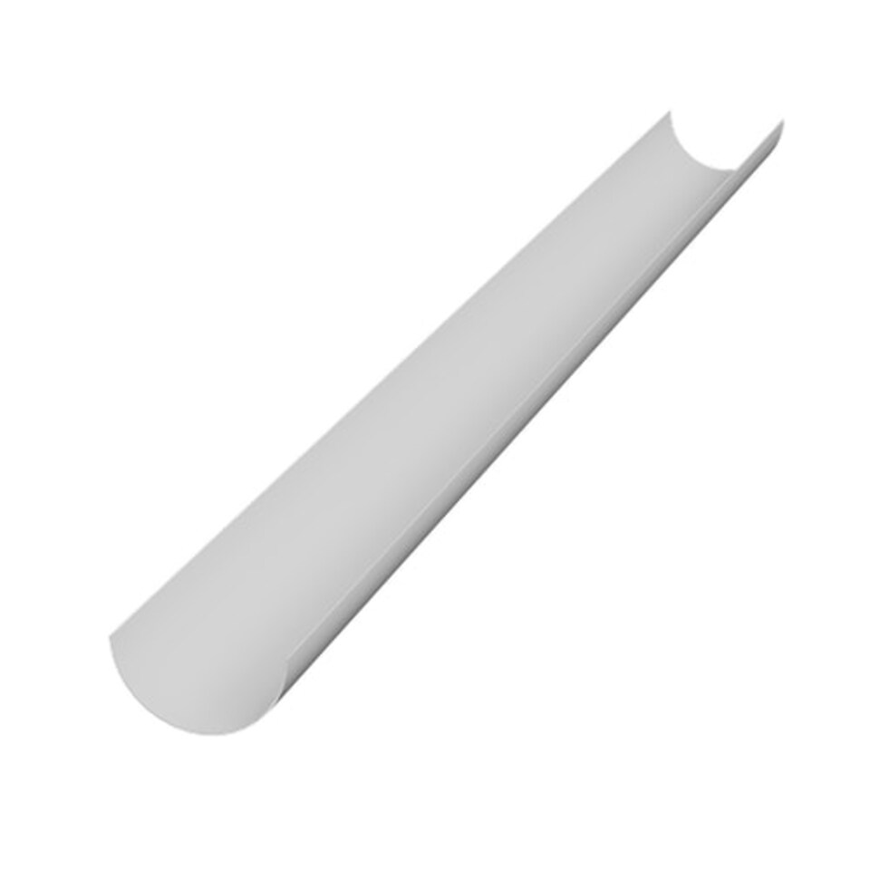 image 1 of FloPlast 170mm XtraFlo Industrial Half-Round Gutter Kit 20m - White