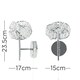 image 3 of ValueLights Hudson Silver Indoor Wall Light and G9 Capsule LED 3W Warm White 3000K Bulb