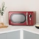 image 10 of Hamilton Beach 20L Retro Red Microwave