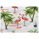 image 1 of Flamingo & Palm Trees (Rug) Multi | Small: 60x110cm