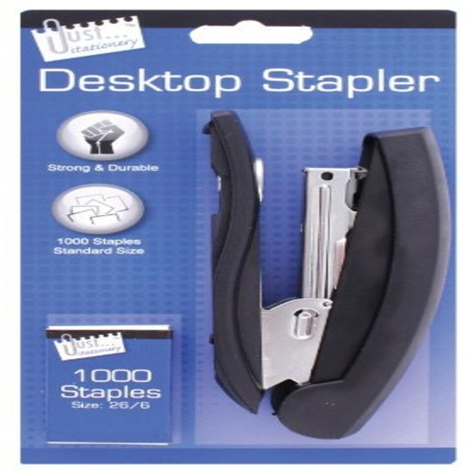 image 1 of Just Stationery Large Stapler with 1000 Staples