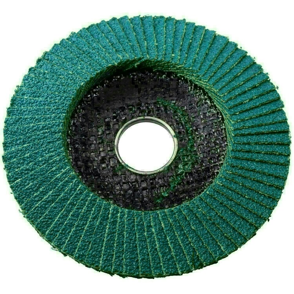 image 1 of 40 Grit Zirconium Flap Discs for Sanding Grinding Removal 4-1/2" Grinder 50pc