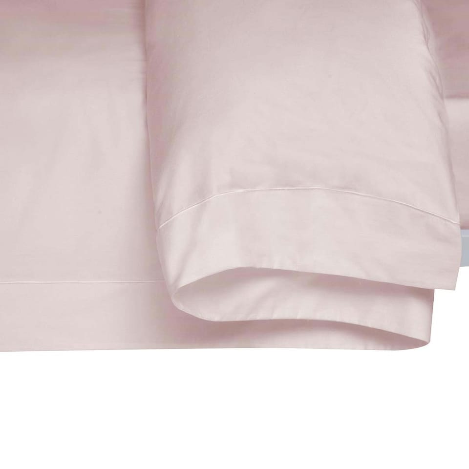 image 1 of Belledorm 400 Thread Count Egyptian Cotton Oxford Duvet Cover - Blush - Kingsize