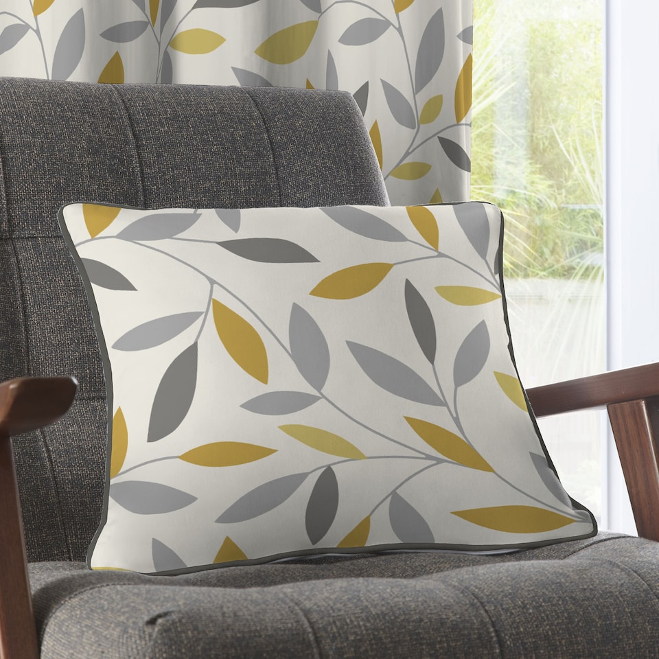 image 1 of Fusion Beechwood Cushion Cover Ochre