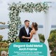 image 7 of Square Arch Stand Party Background Decoration, Garden Arbors - 200cm x 200cm