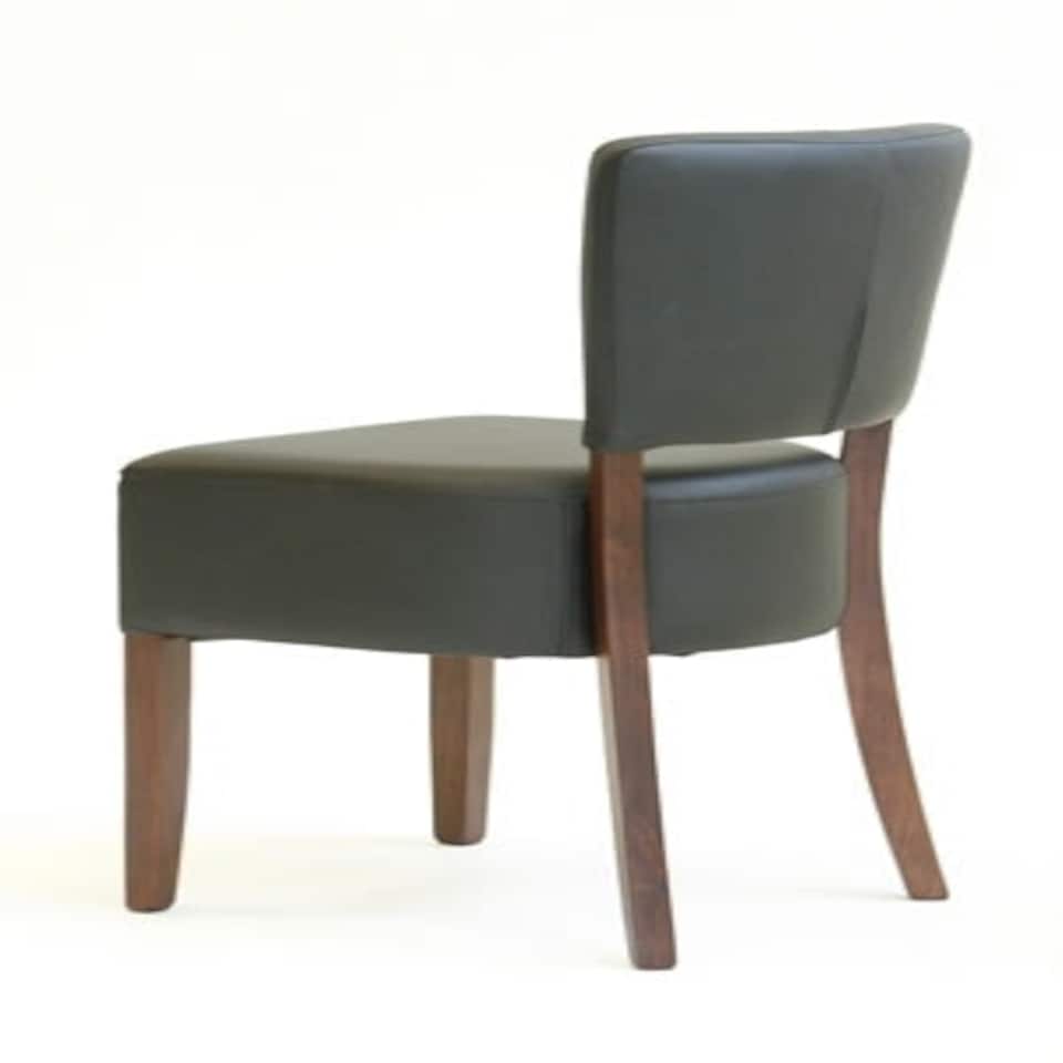 Tompy Black Padded Dining Chair Black