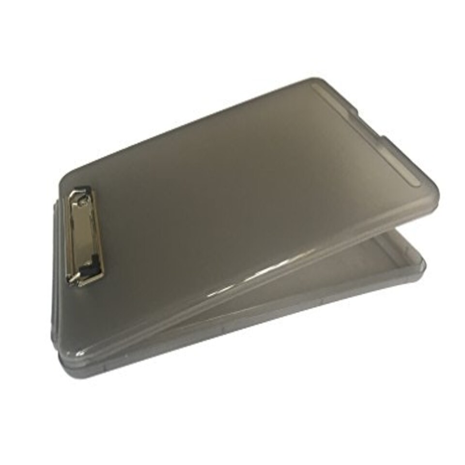 image 1 of A4 Black Clipboard Box File - Storage Filing Case