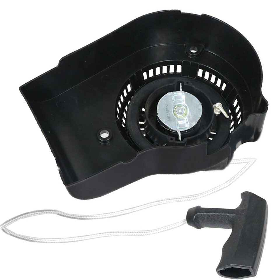 image 1 of SPARES2GO Pull Cord Recoil Starter for Cobra M40C RM40C DG350 Lawnmower