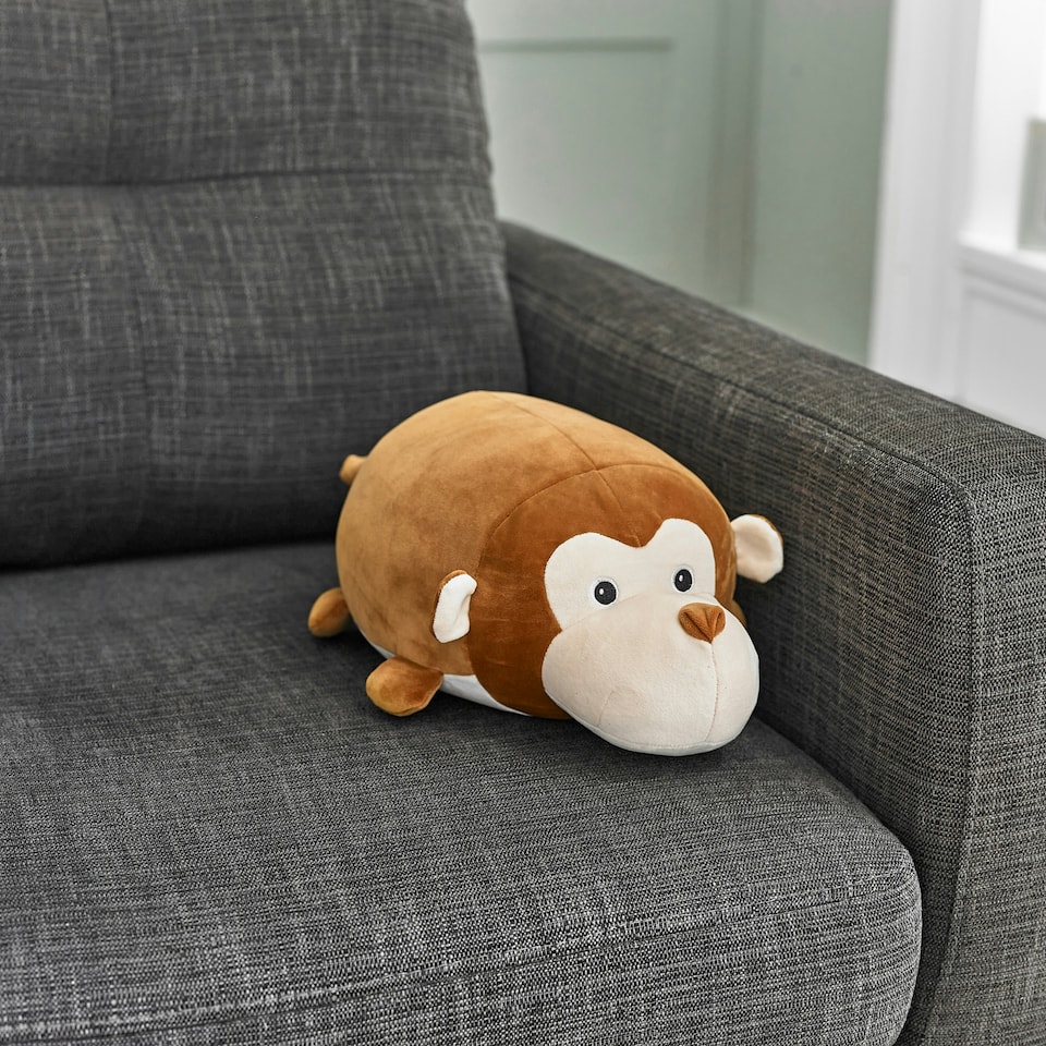image 1 of Cozy Cuddler Supersoft Plush Monkey Toy