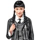 image 1 of Wednesday Unisex Adult Wig - Black - One Size One Size