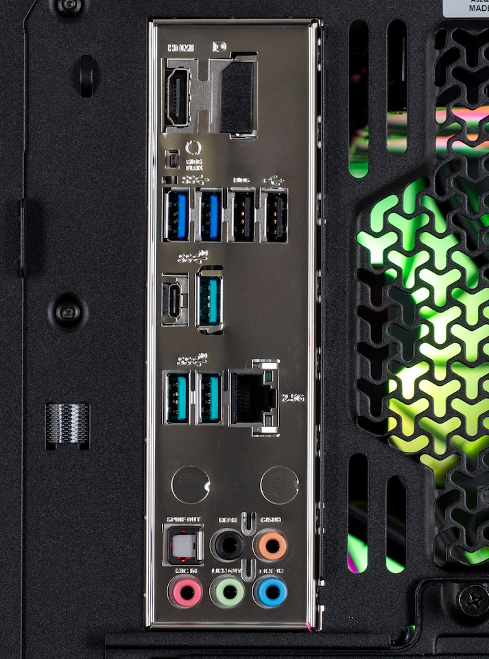 image 1 of PCSpecialist PRO Gaming PC - Ryzen 7 7700 Nvidia RTX 5070Ti 32GB RAM 2TB M.2 SSD Windows 11 Home