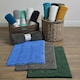 image 5 of Chenille Bobble Bath Mat Non-Slip 50 x 80cm - Sage Green