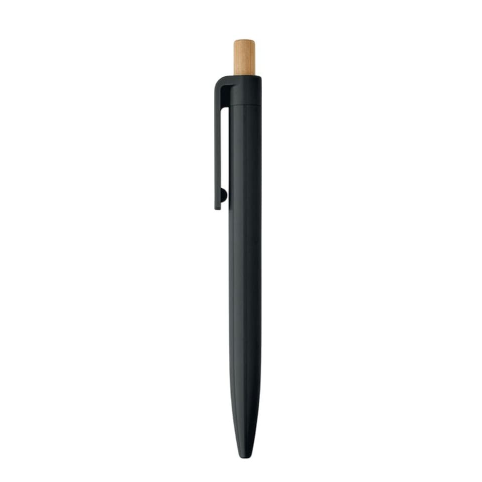 image 1 of MidOcean Penu Bamboo Details Ballpoint Pen - Black - 1.1cm x 13.4cm x 1.5cm