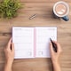 image 4 of 2026 - 2027 Academic Diary A5 Week to View - Plastic Spiral Bound Mid Year Planner Aug 2026 to Jul 2027 - Hardback | Blue | Sky