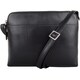 image 4 of Genuine Soft Leather Crossbody Shoulder Handbag with Adjustable Strap Grey | Dark Grey