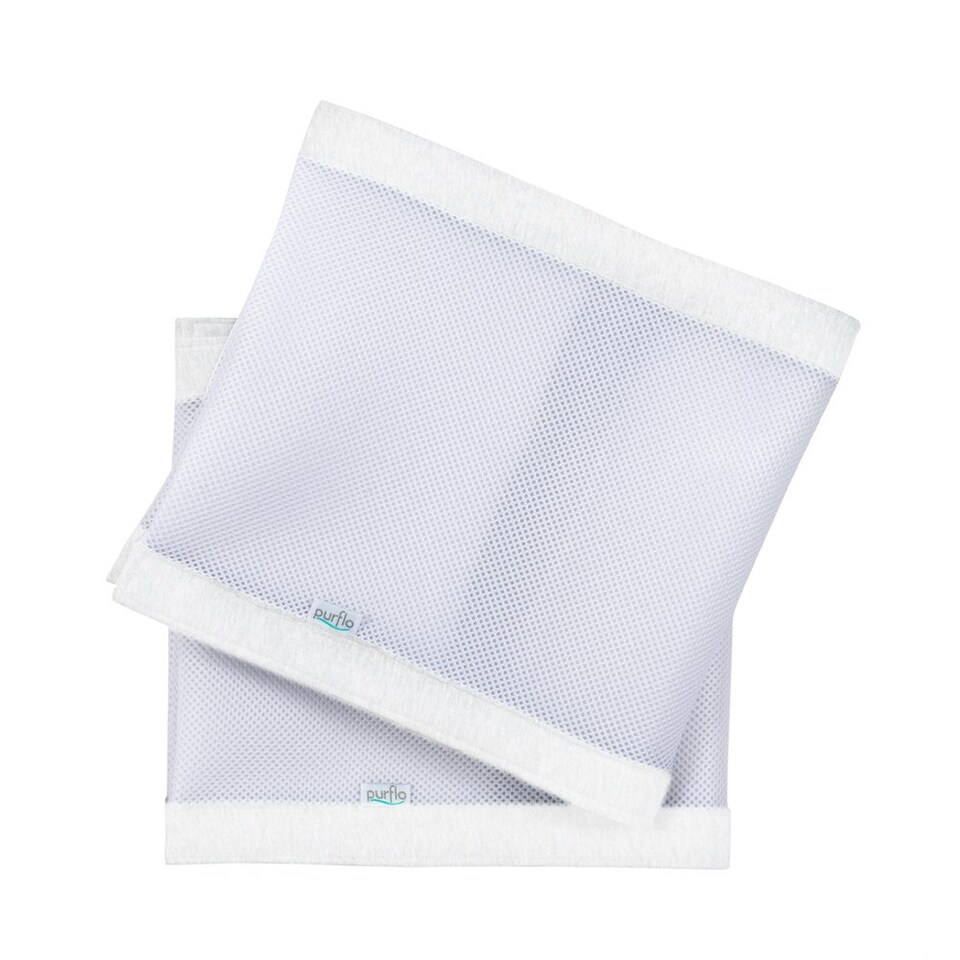 image 1 of Purflo Breathable Cot Bumper - Soft White