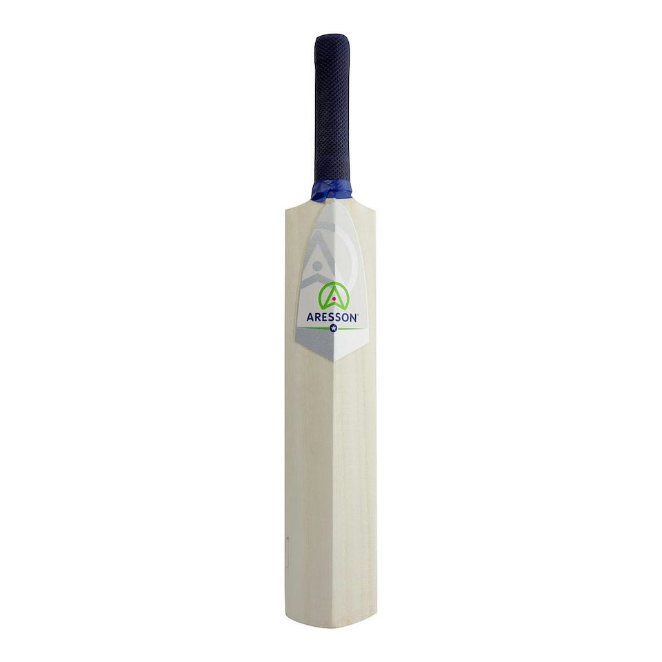 image 1 of Aresson Childrens/Kids Flatty Rounders Bat - White/Blue - 46cm