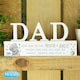 image 1 of Personalised Me To You Moon and Back Wooden Dad Ornament