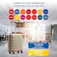 image 3 of 55x40x20cm Ryanair (Priority) TUI, Carry on Cabin Suitcase Hard Shell Approved for 60+ Airlines Cream | Cream/Brown | Cabin Bag
