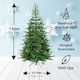 image 5 of Neo 7 Foot Artificial Green Natural Spruce Grandis Fir Real Realistic Look Shape Xmas Christmas Tree | Green | 7ft