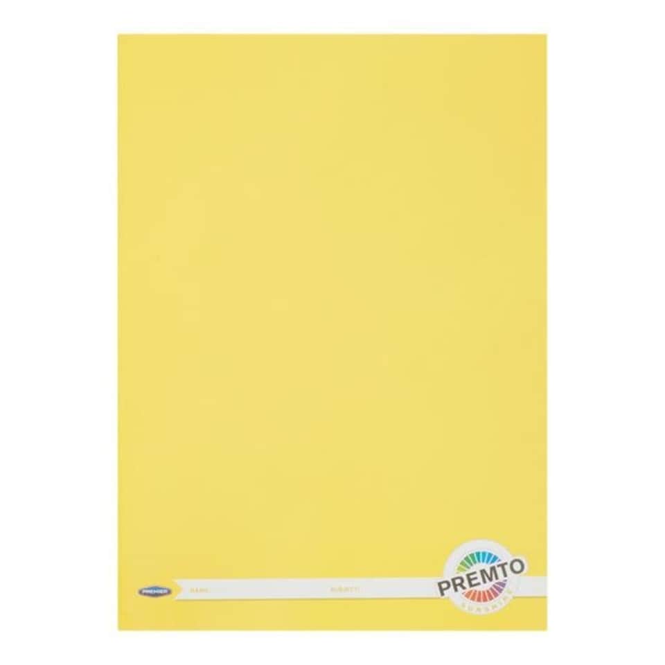 image 1 of A4 120 Pages Sunshine Yellow Manuscript Book by Premto