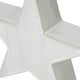 image 3 of Large Standing Star Decoration - Ceramic - L5 x W20 x H19 cm - White