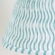 image 2 of ValueLights Riza Tapered Green Arrow Fabric Pleated Easy Fit Large Lamp Shade with LED Bulb