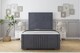 image 1 of Sloomy Harrington Steel Plush Bed Frame With Mattress With 50" Upholstered Headboard 3' Single