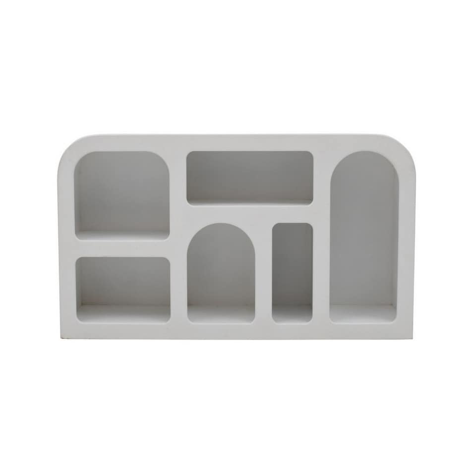 image 1 of Geo Geometric Medium Sideboard/Display Cabinet - L38 x W130 x H75 cm - Brown