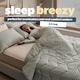 image 5 of Silentnight Summer Breeze 4.5 Tog Coverless Duvet and Pillowase Set, Sage Gingham | Green | Sage