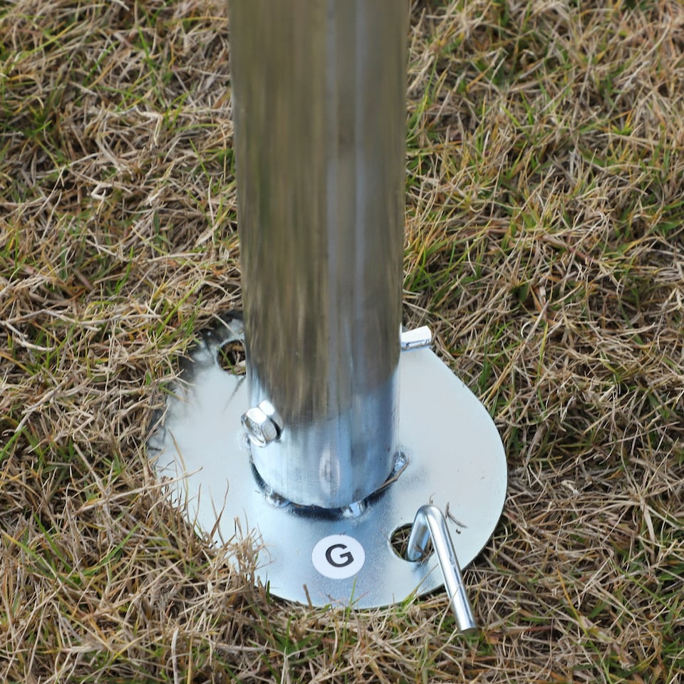 image 1 of Outsunny 3 x 6m Heavy Duty Carport Garage Car Shelter Galvanized Steel Outdoor Open Canopy Tent Water UV Resistant Waterproof, White