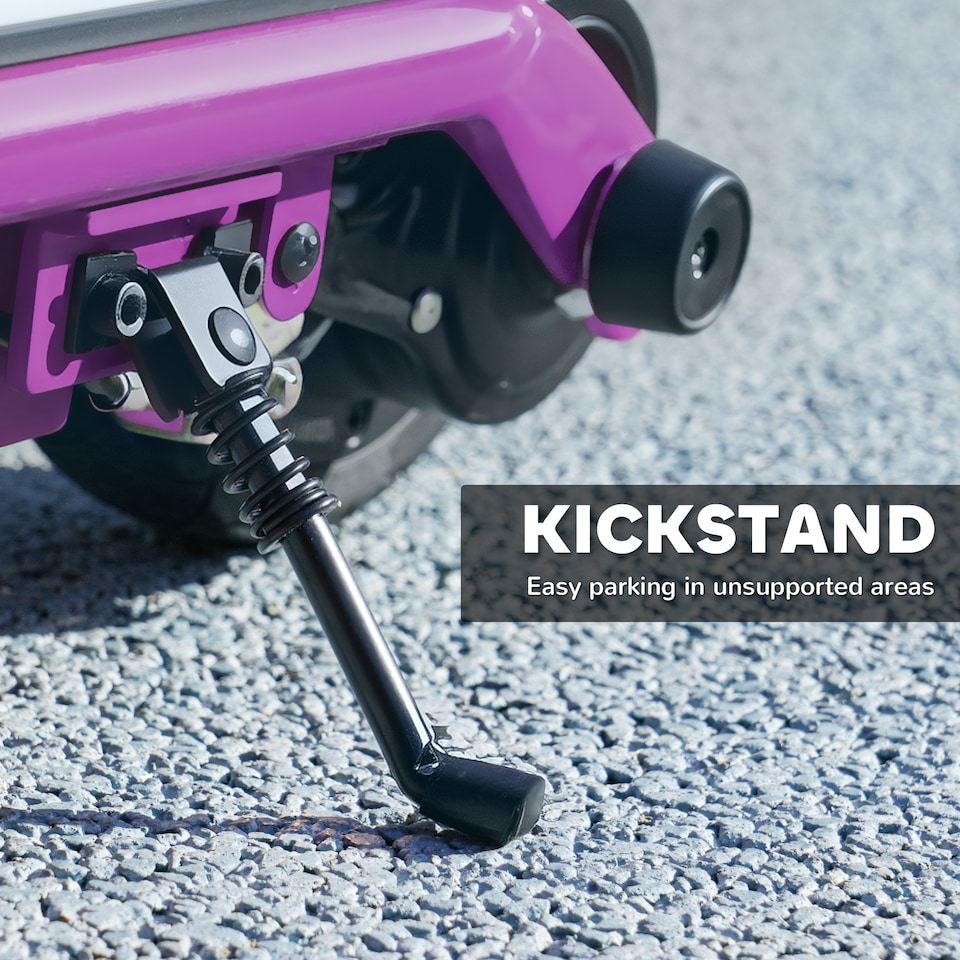 image 1 of AIYAPLAY Electric Scooter for Kids Ages 6-14, with Dual Brakes, Flash Wheel and Colourful Light, Kids Electric Scooter E Scooter | Purple