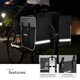 image 5 of Set bicycle bag Georg and frame bag, water-repellent | Black | black | 1.9 L | 1