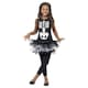 image 2 of Skeleton Tutu Girls Fancy Dress Costume Kids Medium - Age 7-9