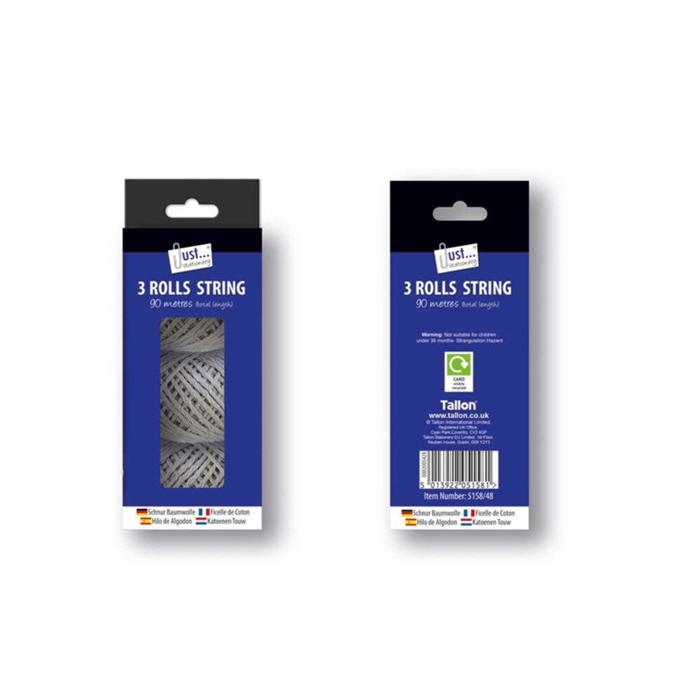 image 1 of Pack of 3 Just Stationery String Balls