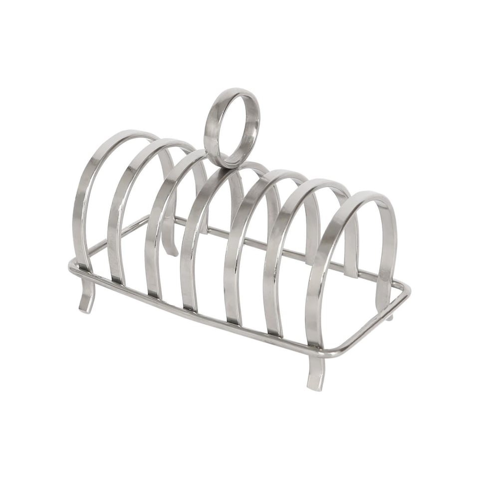 image 1 of Argon Tableware Stainless Steel Toast Rack - 6 Slices