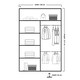 image 4 of Sliding wardrobes 4U Modern Full Mirror Sliding Door Wardrobe Multi Size (90-203cm) & Color Options | Grey | Grey 120cm | 120cm