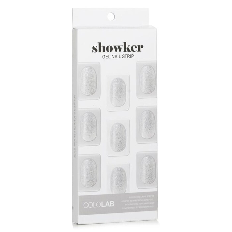 image 1 of Showker Gel Nail Strip # Cng803 Twinkle Moonlight - 1pcs