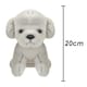 image 7 of Dog Cream Soft Toy Fun Doggy Plush Cuddly Soft Fluffy Cute Puppy 20cm White